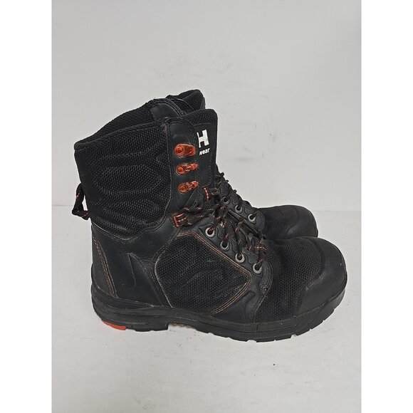 Helly Hansen Men's 8" Ultra Light ATCP Work Boots HHS172003 Black Size 10.5M - Picture 2 of 10